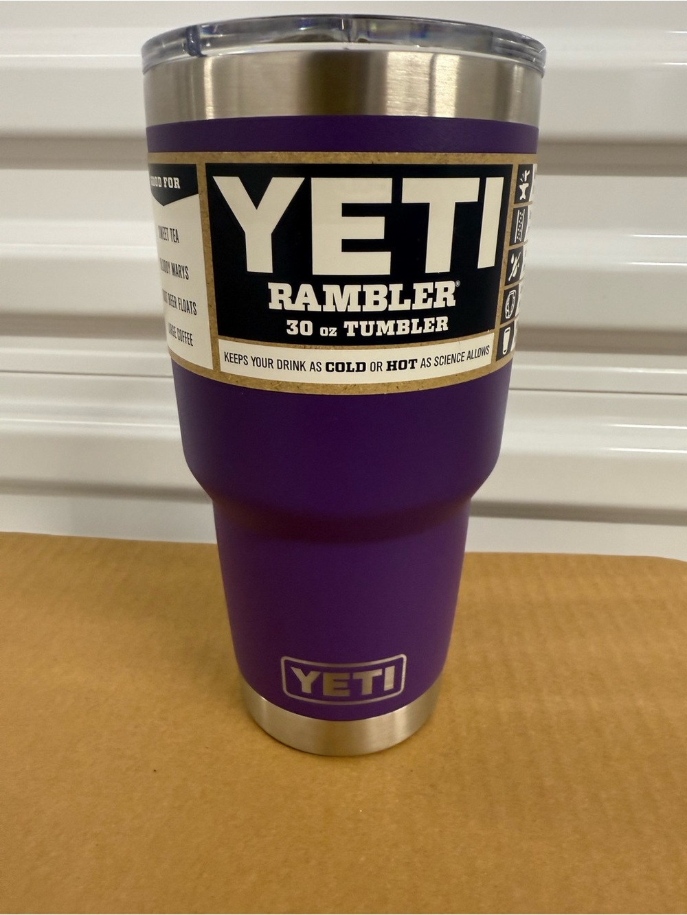 NWT Peak Purple Yeti 30oz rambler